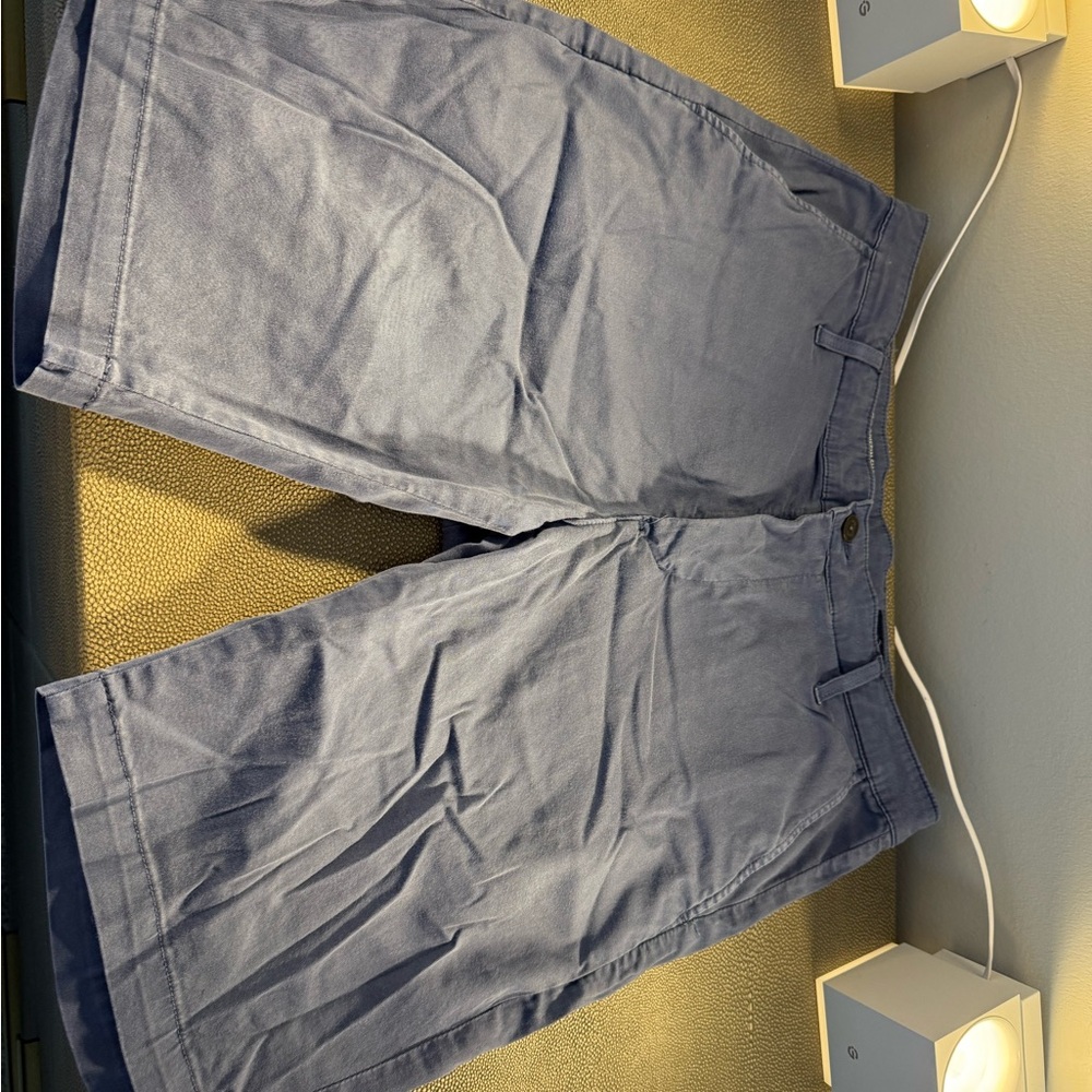 Ag Adriano Goldschmied Blue Flat Front Shorts